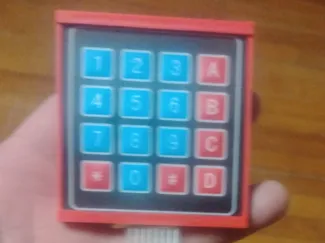 Arduino Keypad Holder (4x4 matrix)