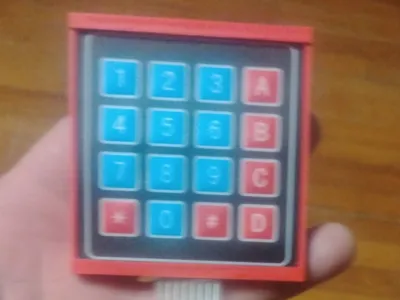 Arduino Keypad Holder (4x4 matrix)
