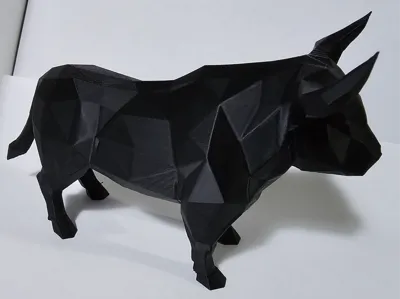 Bull Low-poly