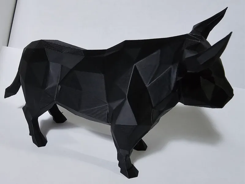 Bull Low-poly