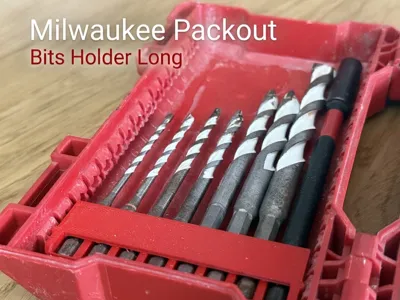 Milwaukee Packout, 8 Bits Holder Long