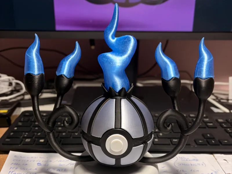Chandelure – Pokémon Ghost Lamp | High Detail