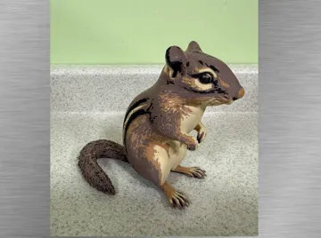 Figura decorativa: Chipmunk -Ultra-realistic Figure — vista de referencia 3