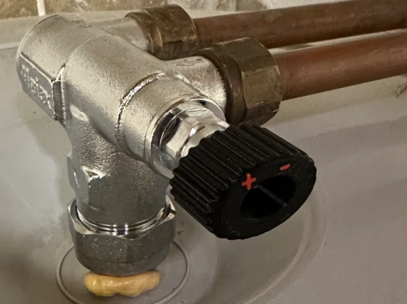 Hoiax boiler mixture knob