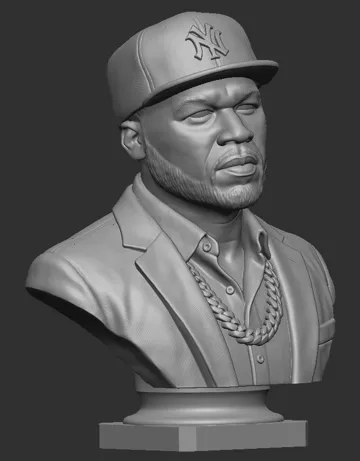 Figura decorativa: 50cent BUST — vista de referencia 4
