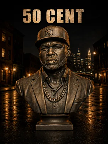 Figura decorativa: 50cent BUST — vista de referencia 2