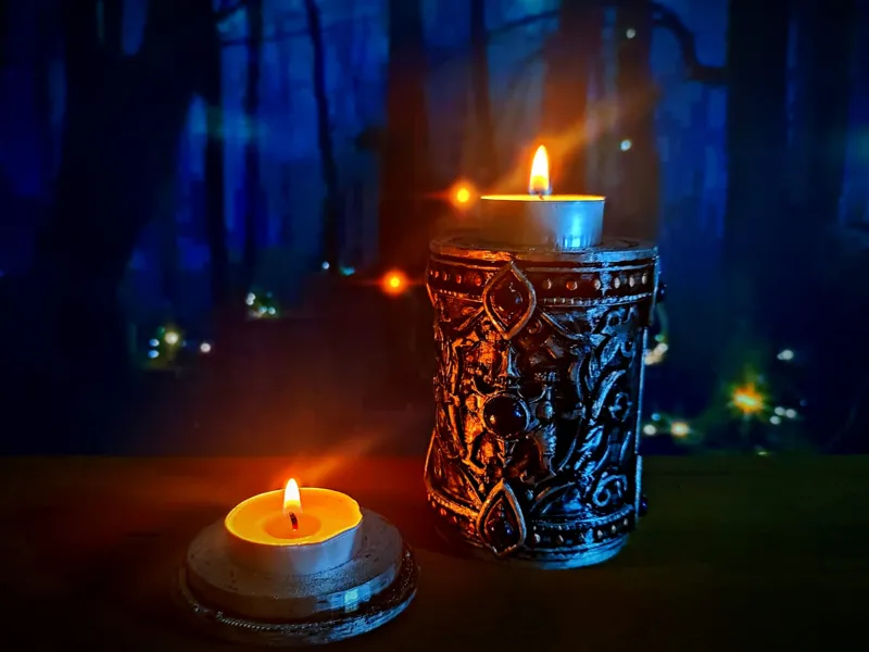 Flip Ornamental Vessel | Container + Candle Holder