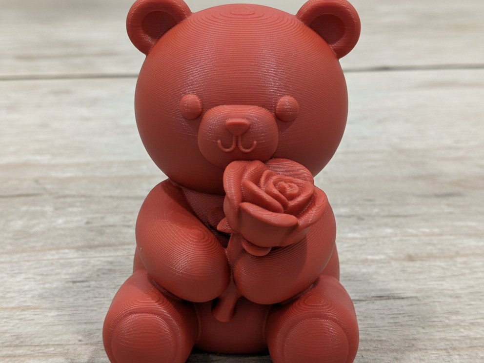 Valentine’s Bear with Rose - Perfect Gift