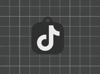 TikTok NFC Keychain
