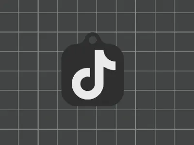 TikTok NFC Keychain