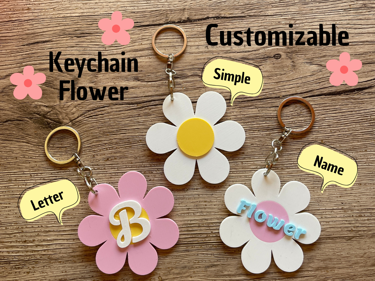 Flower Keychains  full customizable