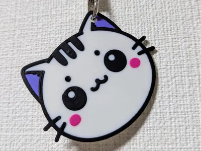 Cute Cat Keychain