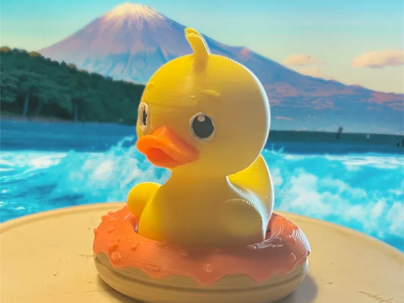 duck in a donut