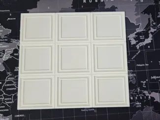 Paneled Ceiling or wall (for miniatures)
