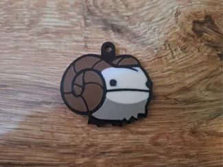 Castle Crashers Rammy Keychain