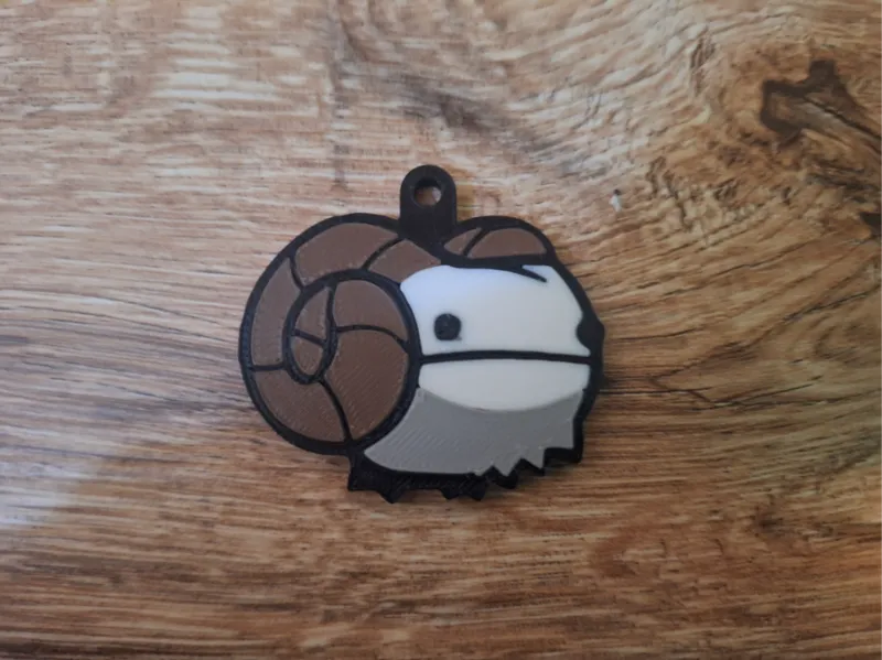 Castle Crashers Rammy Keychain