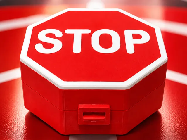 Stop sign box