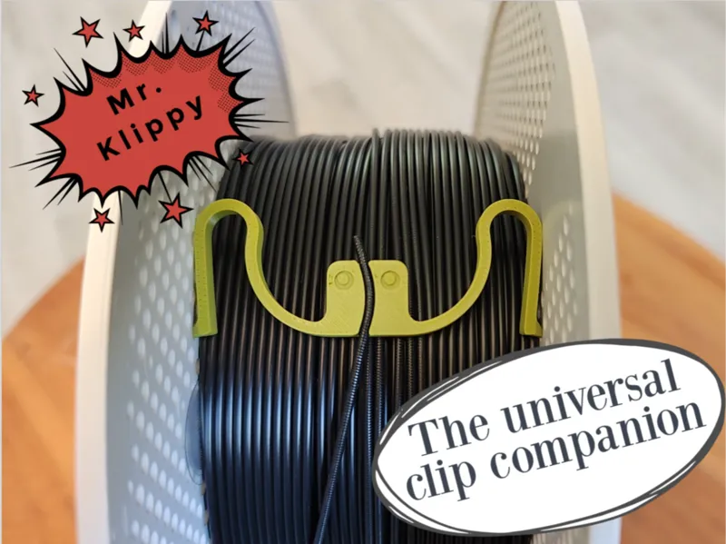 Universal Filament spool clip - Mr. Klippy