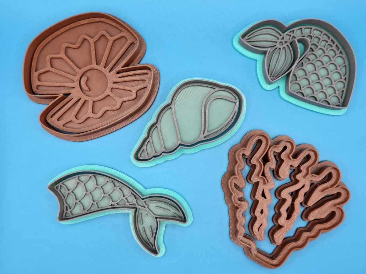 Emporte-pièce coquillage et sirène spécial été