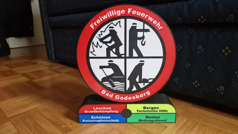 Feuerwehr Logo Sockel 
