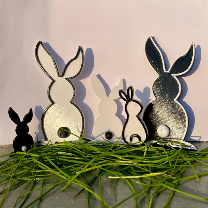 Easter bunny decoration