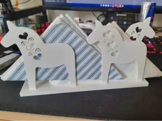 Dala Horse Double Napkin Holder