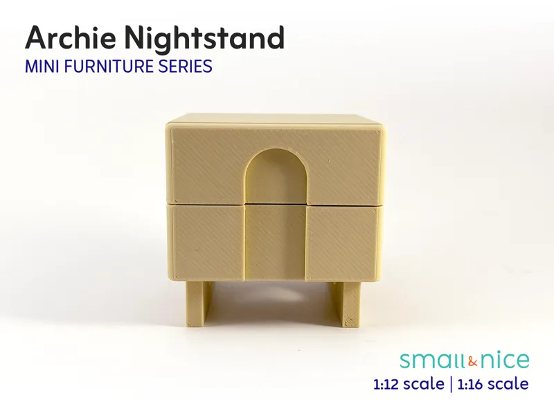 Archie Nightstand - Mini Furniture