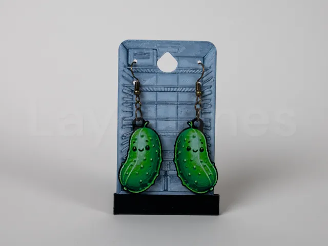 Pickle Earrings - Happy Food Series