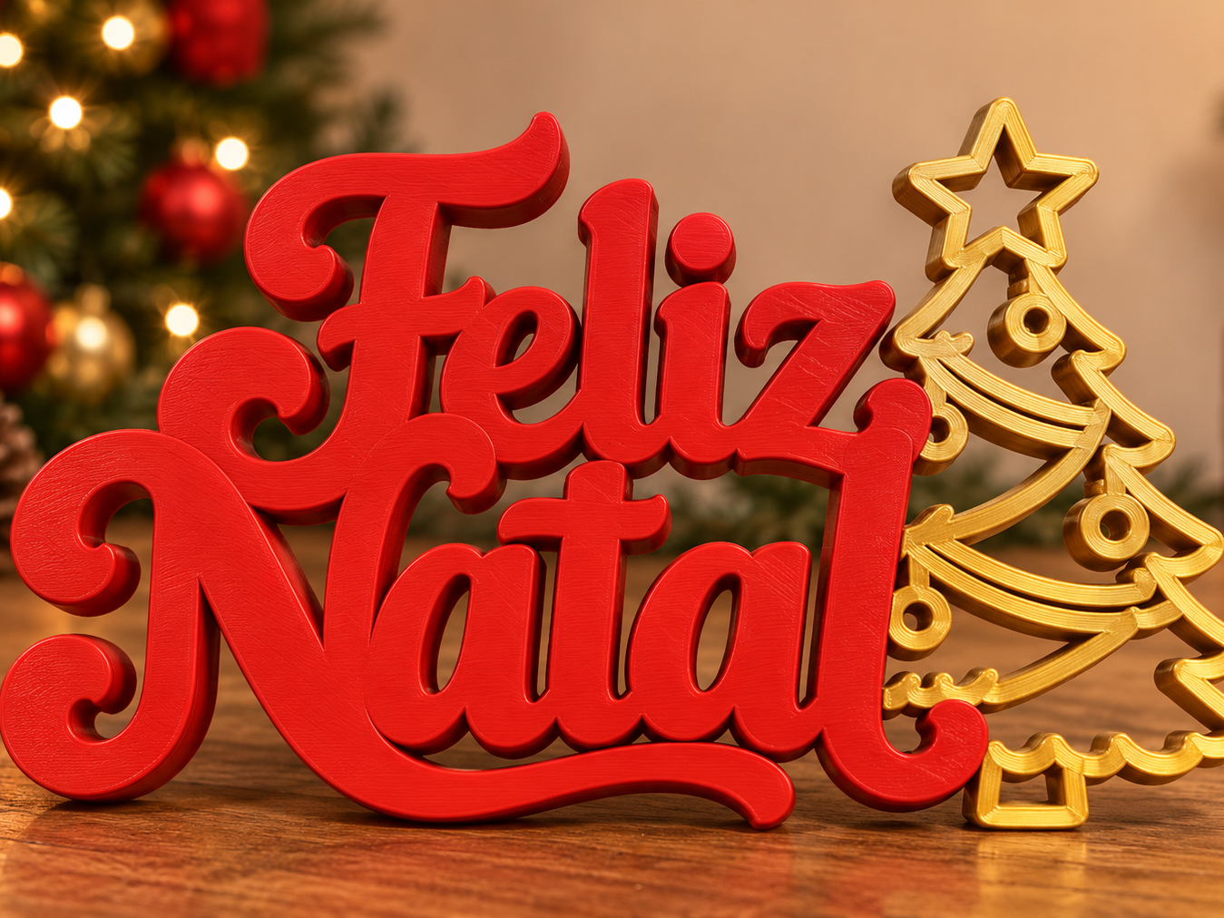 Feliz Natal Letreiro - 1