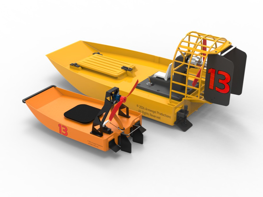 Mini Radio Control Racing Boat - Aerotrooper