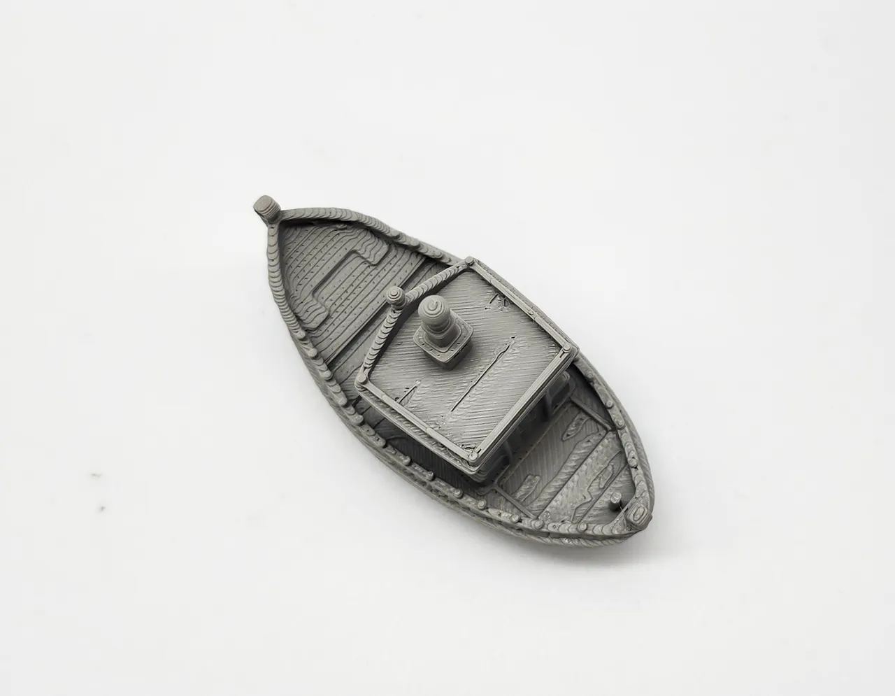 High Detail Benchmark Boat - No Supports view 3
