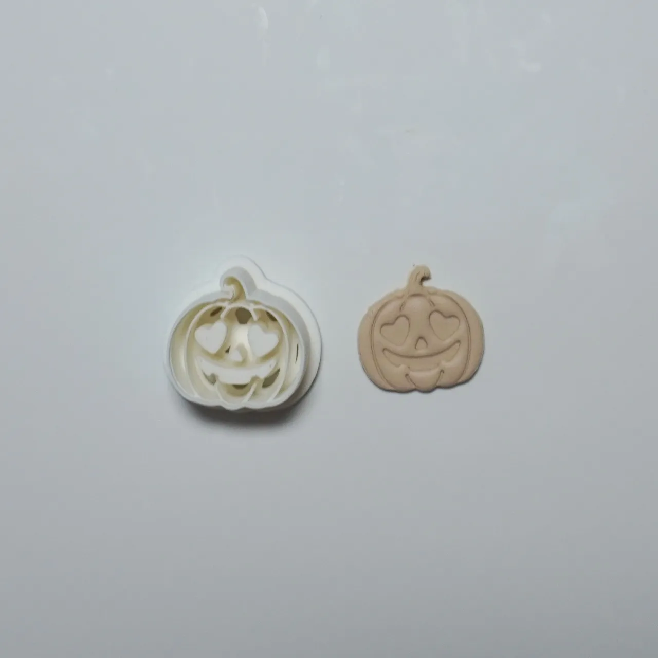 Pumpkin Halloween Polymer Clay Cutter Earrings view 2
