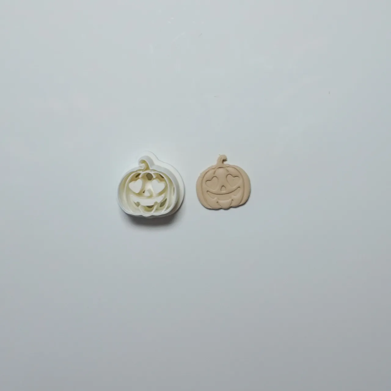 Pumpkin Halloween Polymer Clay Cutter Earrings view 3