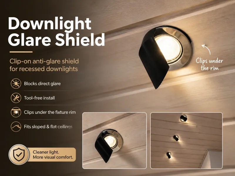 Downlight Glare Shield