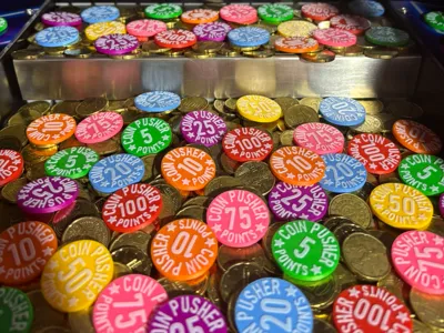Coin Pusher Prize Points