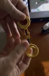 0.2mm layer, 3 walls, 15% infill, No AMS, 2 Pauses for Color