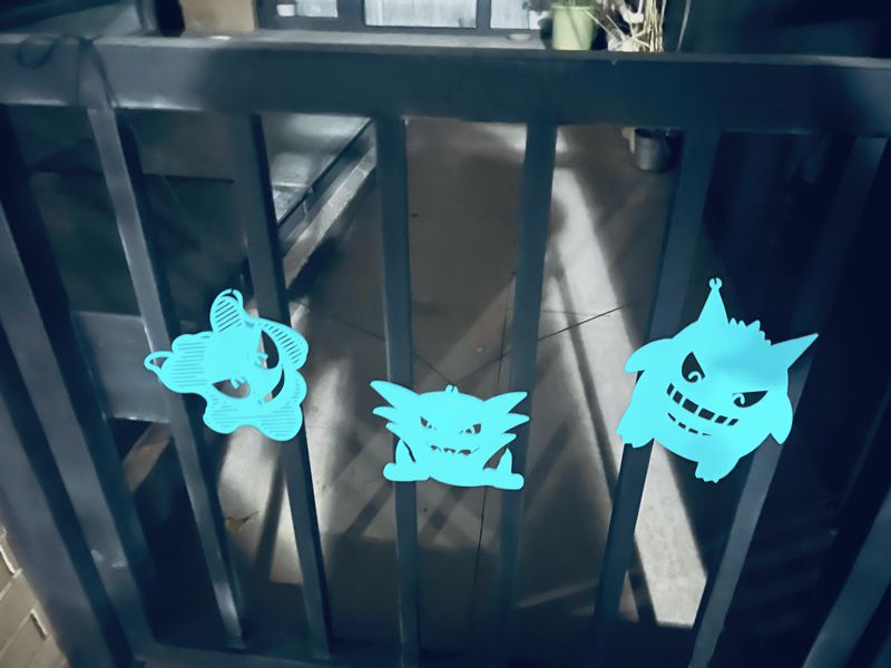 宝可梦 耿鬼一家万圣节挂件 Gengar Family Hollaween Ornaments