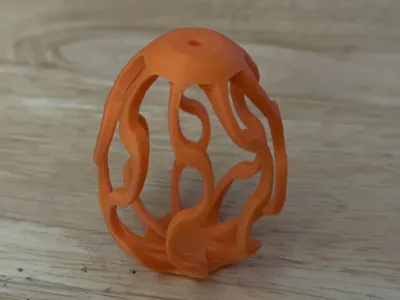Simple Abstract Artistic Egg Sculpture