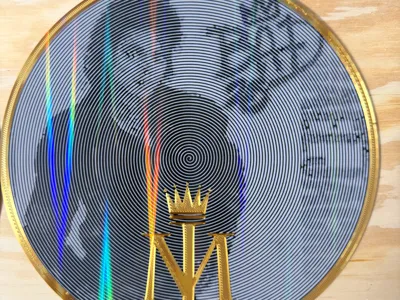 Michael Jackson optical illusion decorative vinyl