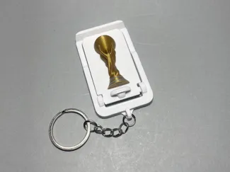 Llavero Soporte de Celular Copa del mundo 3D
