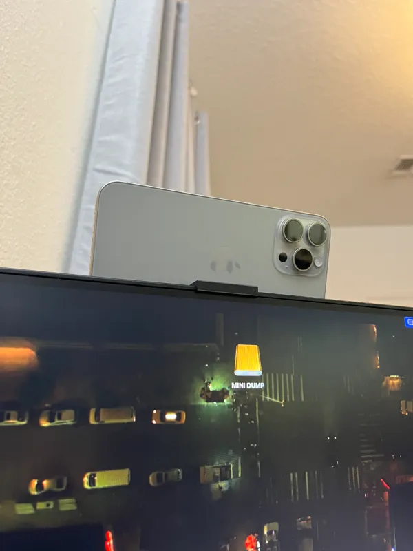Support caméra iPhone pour écran Lenovo L27-30
