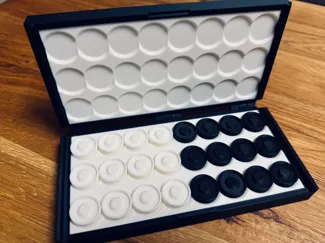 Checkers Set Print-In-Place