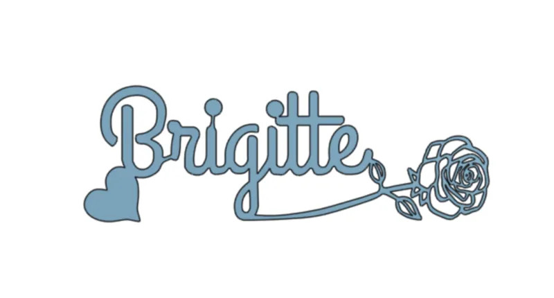 Brigitte name sign
