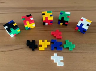 Tetris Würfel 3D 4x4