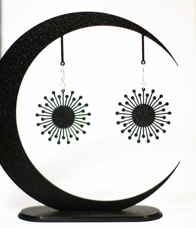 Earrings dendelion