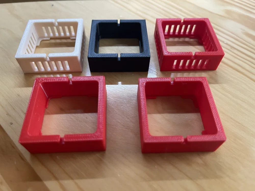 Miniatura 2 do modelo 3D 爱快Q3000/Q6000通用散热改装支架