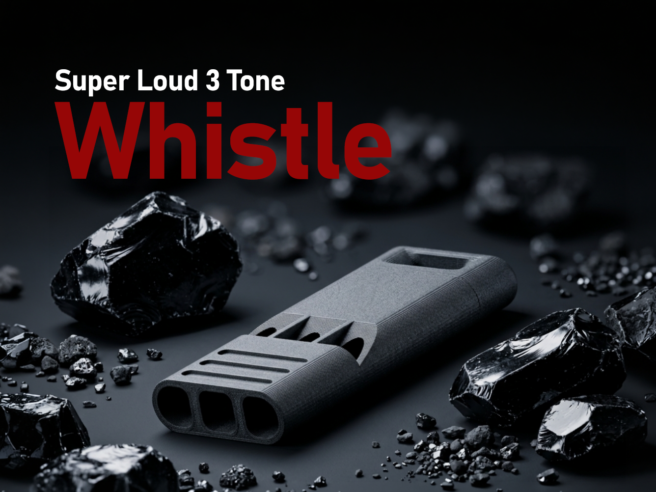 Super Loud 3 Tone Whistle - Thunderstorm V2.5 - 1