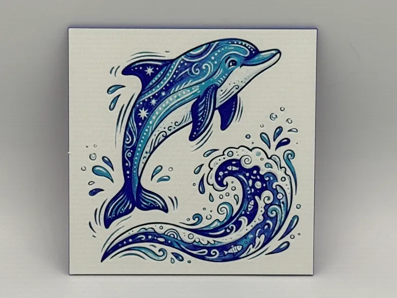 Whimsical Dolphin Hueforge