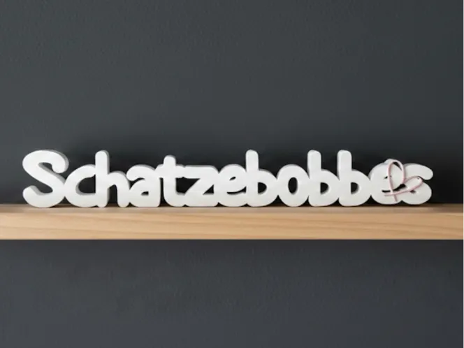 Schatzebobbes Schriftzug, Schatz Kosename
