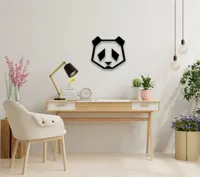 Décoration murale panda géométrique — photo 2